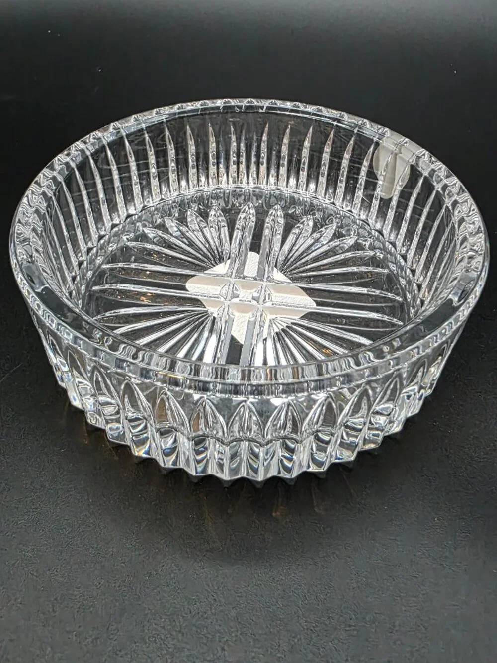 Waterford Lismore Traditions Crystal Champagne/Wine Bottle Coaster - Very Nice!