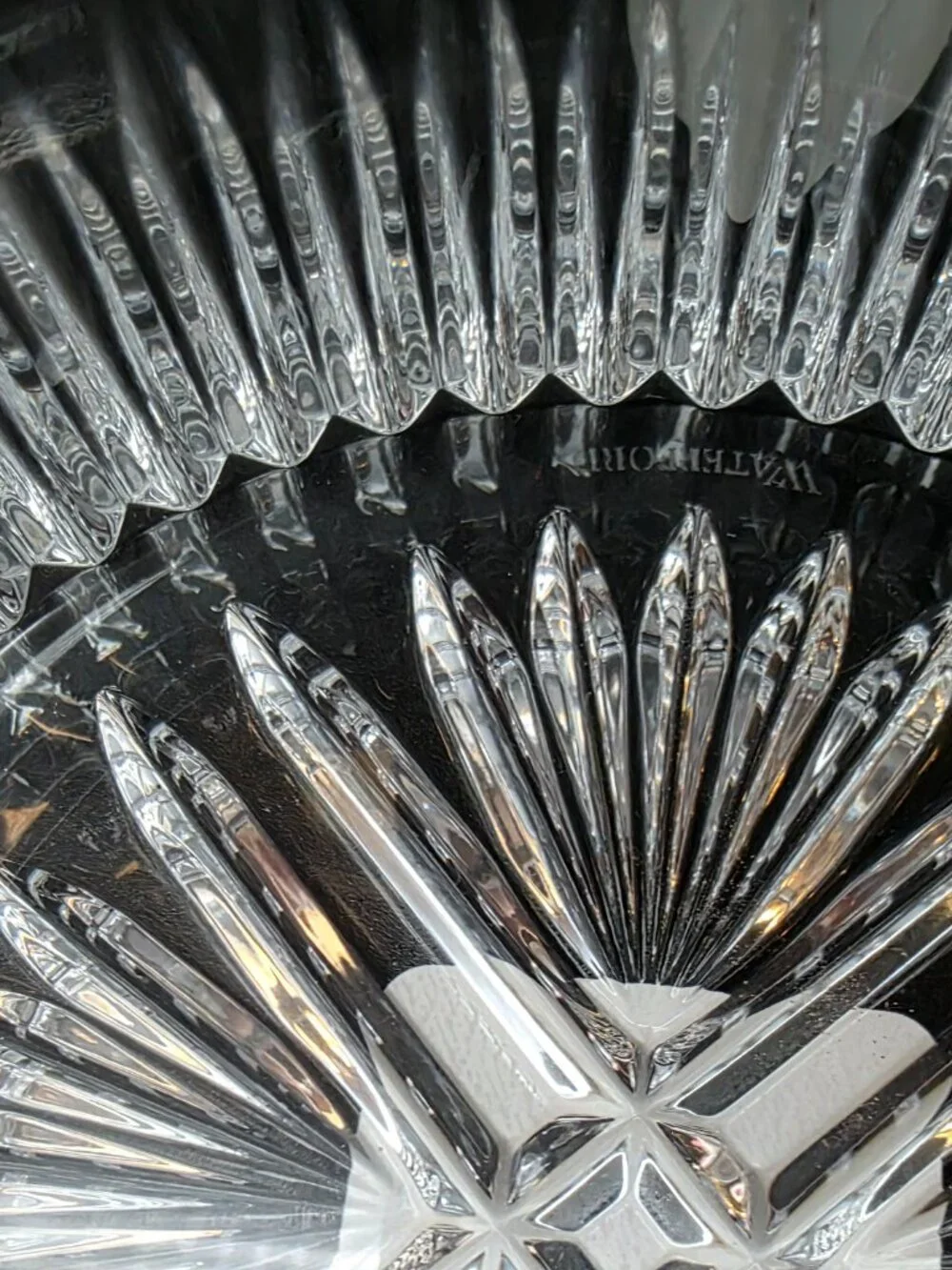 Waterford Lismore Traditions Crystal Champagne/Wine Bottle Coaster - Very Nice!