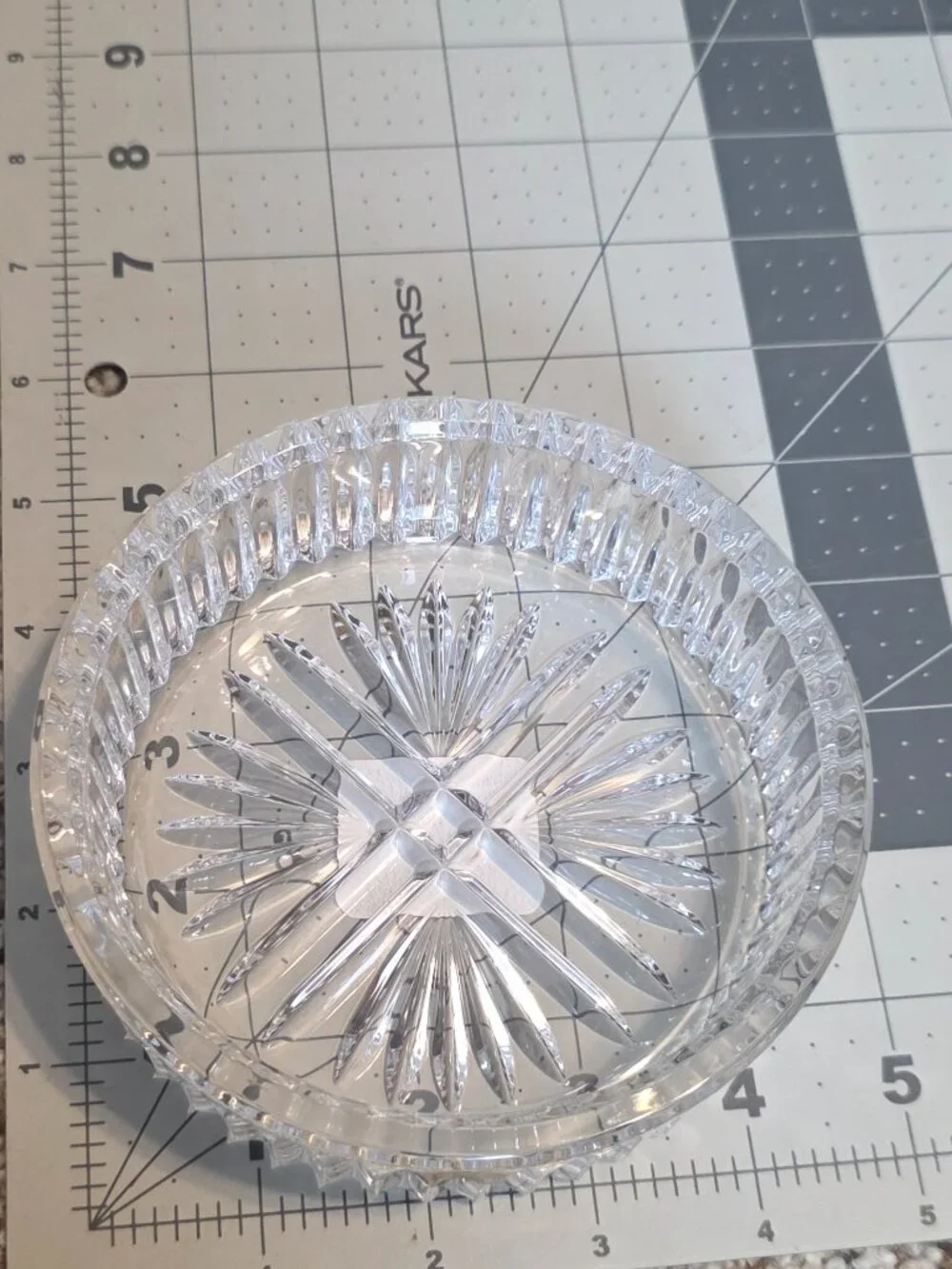 Waterford Lismore Traditions Crystal Champagne/Wine Bottle Coaster - Very Nice!