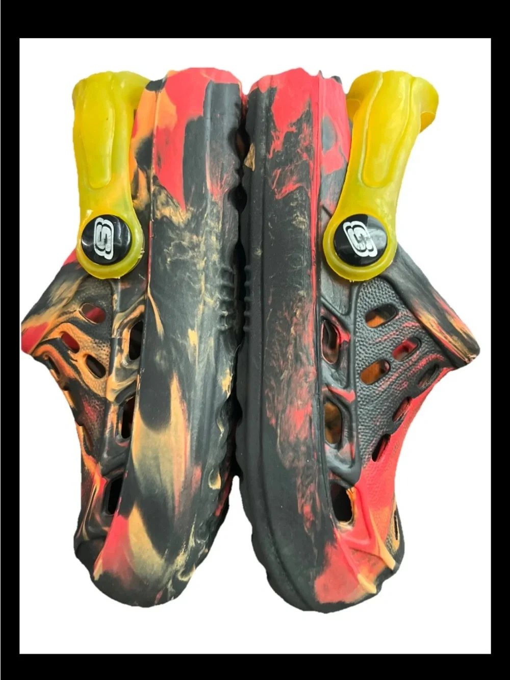 Skechers Foamies Swifters Transluminator Blaze Light Up Clogs Kids Size 7