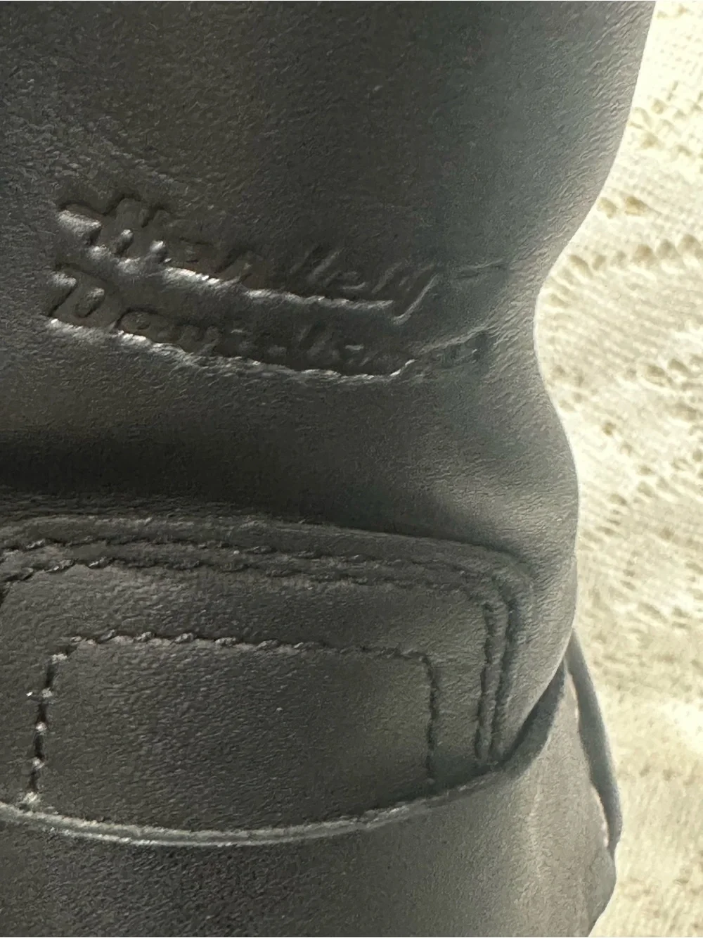 Harley Davidson men’s black Leather Harness Biker Boots 9.5 w