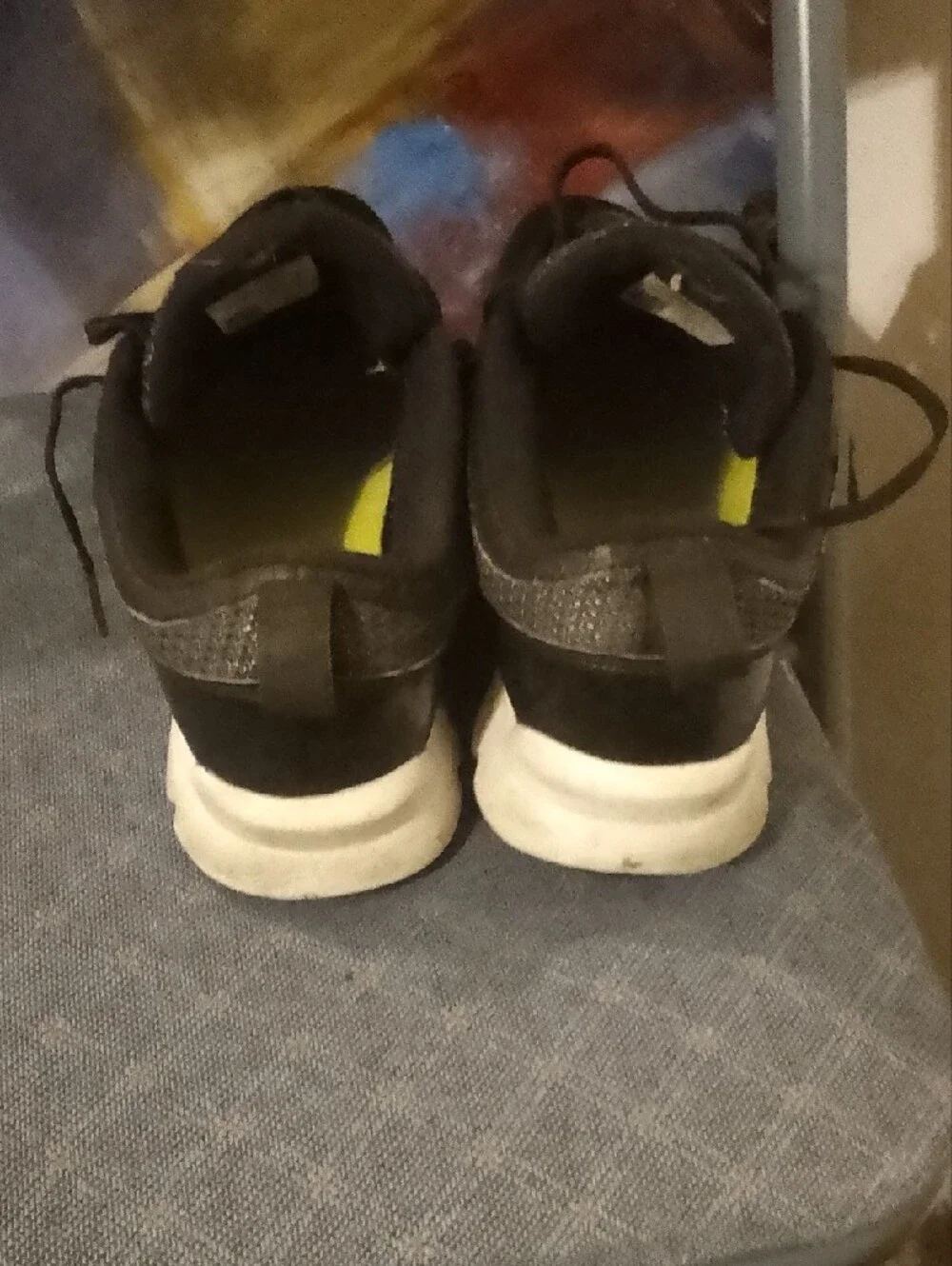 Under Armour Kids Black and White Athletic Sneakers