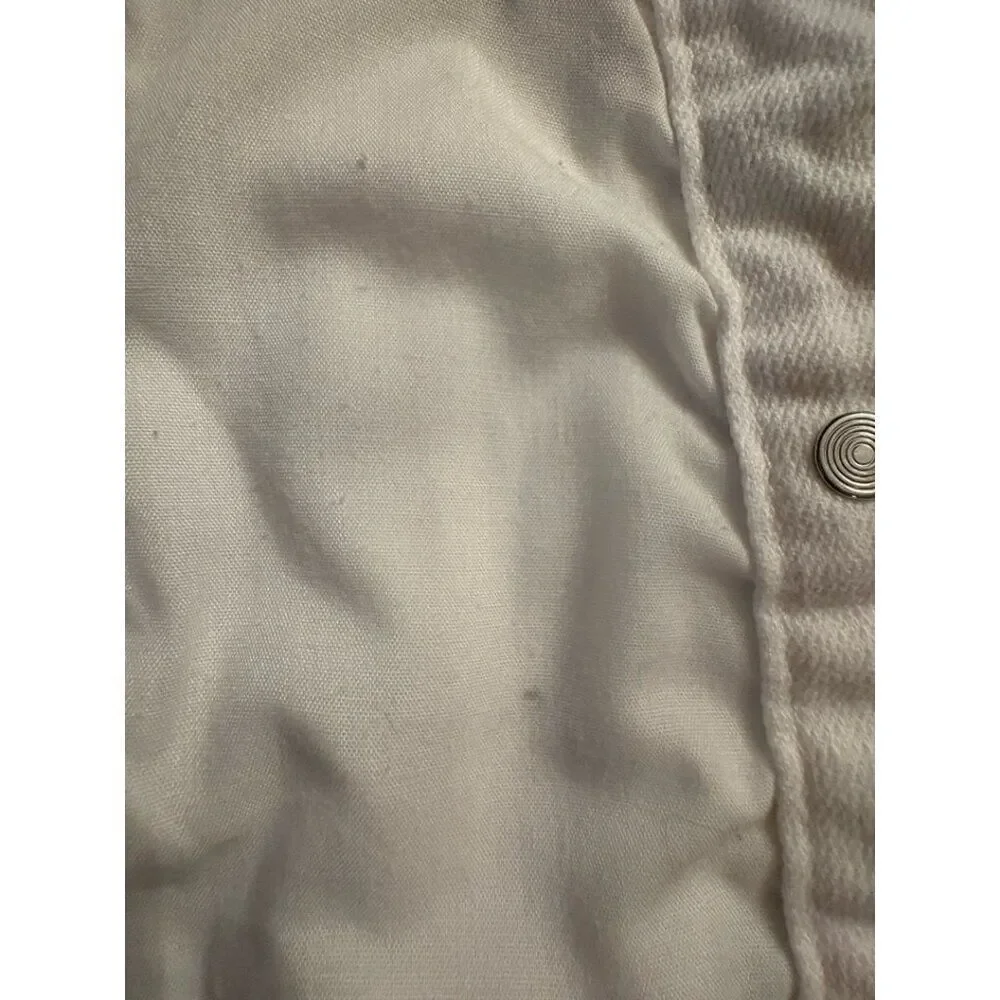 Ci Sono Kids Distressed White Denim Jacket