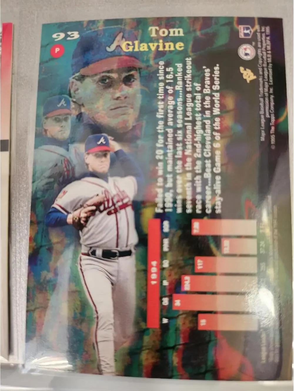 Topps 1995 stadium