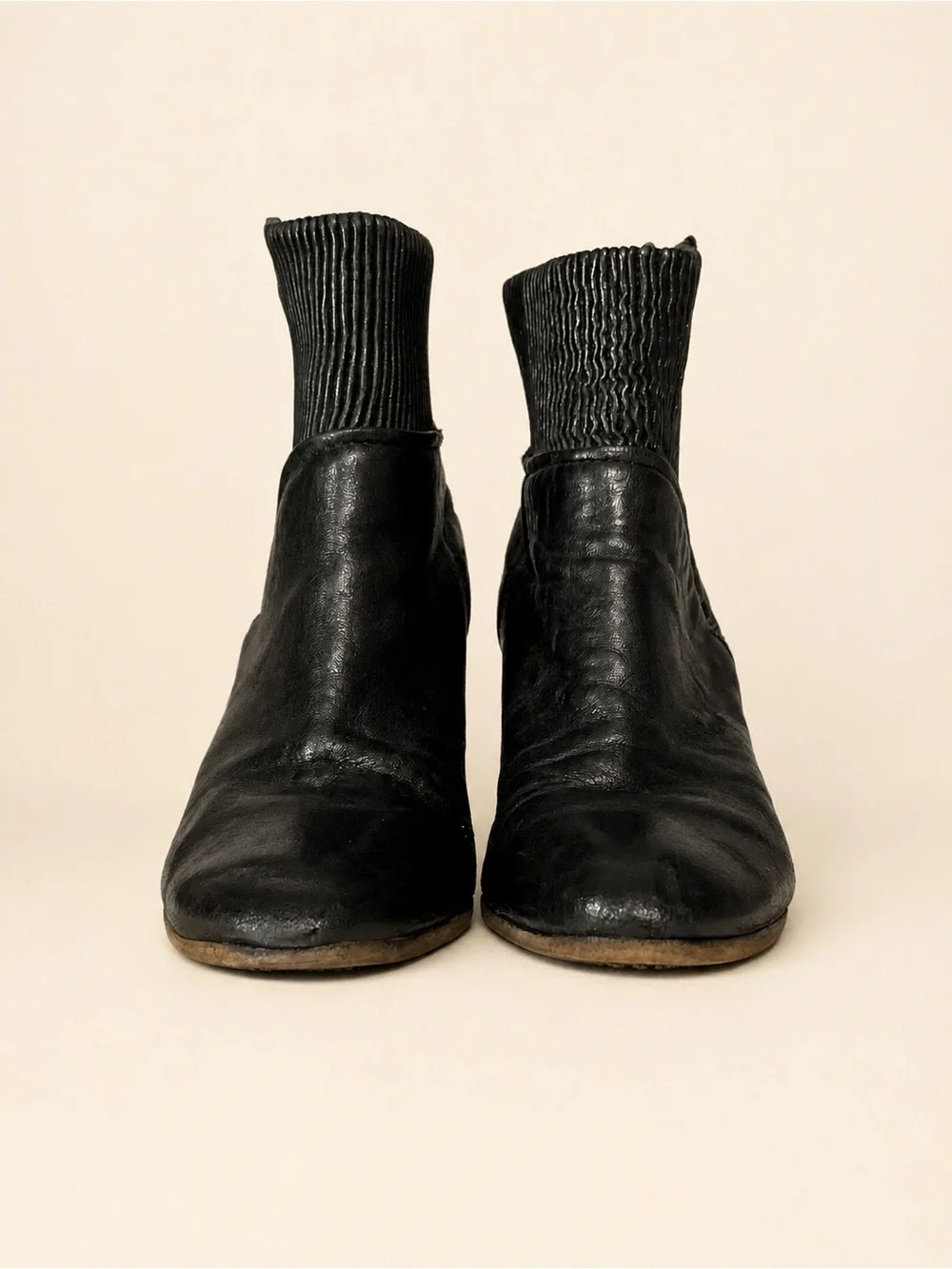 🖤🌾✨ Frye Corby Side Zip Ankle Wedge Boots with Ribbed Cuff | 8.5 ✨🌾🖤