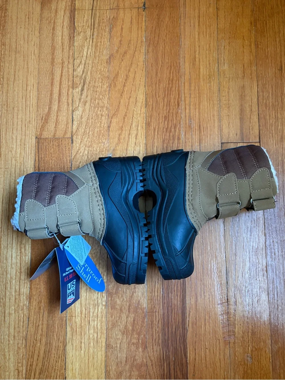 NWT Toddler Khombu Pace lined waterproof insulated duck boots size 8