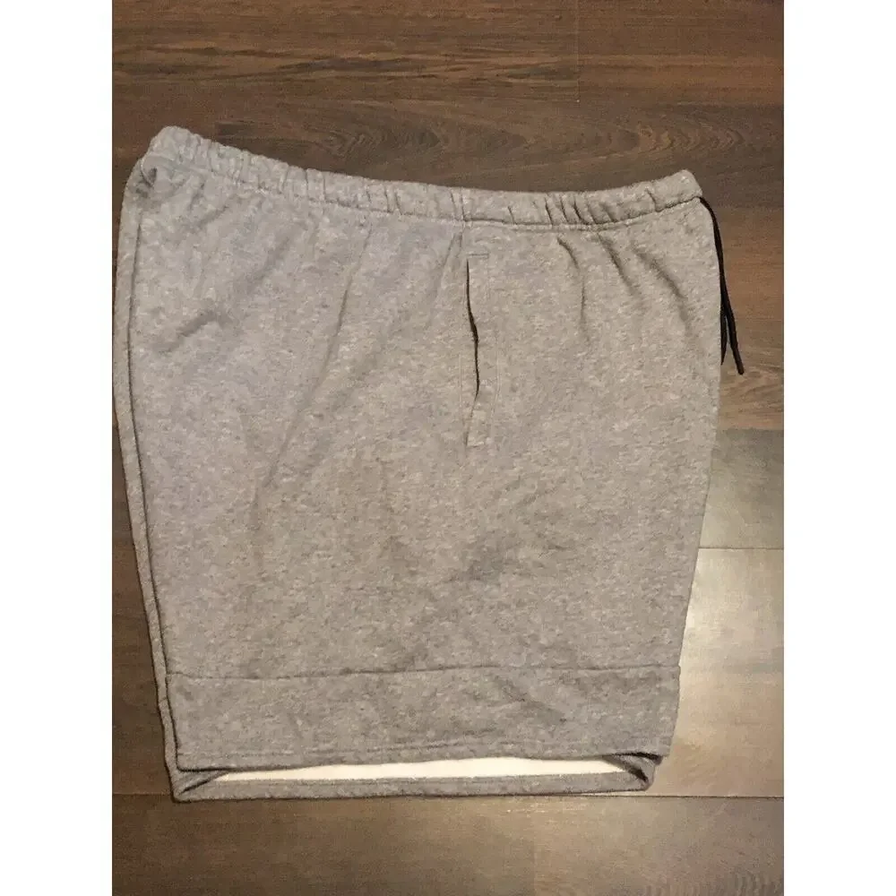 Men's Air Jordan Jumpman Grey Fleece Gym Shorts Training XXL~ Fast shipping!