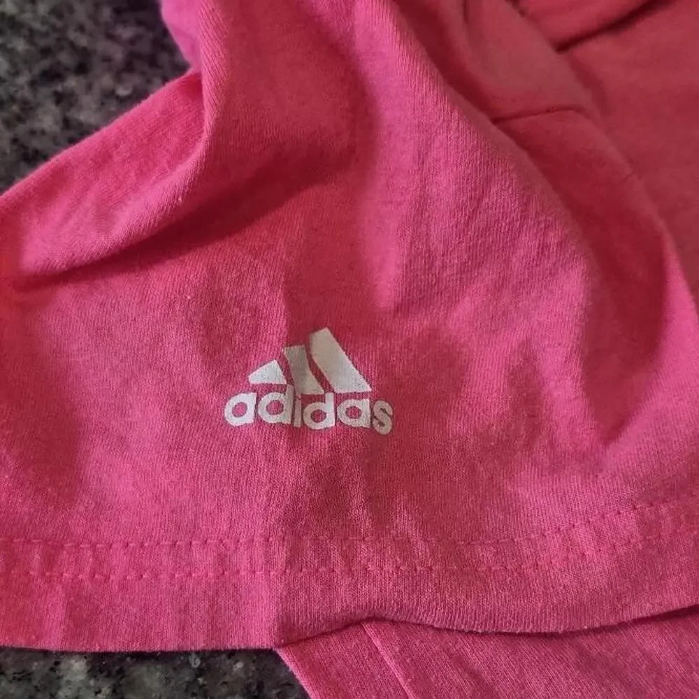Adidas Women's pink T-shirts