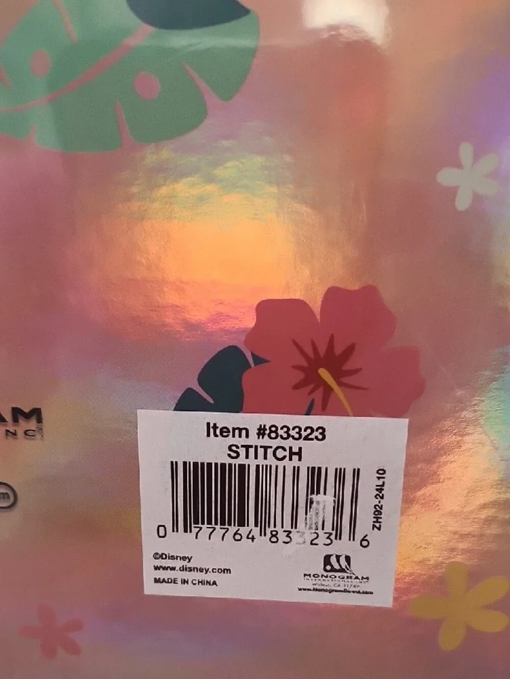 Disney holographic folder
