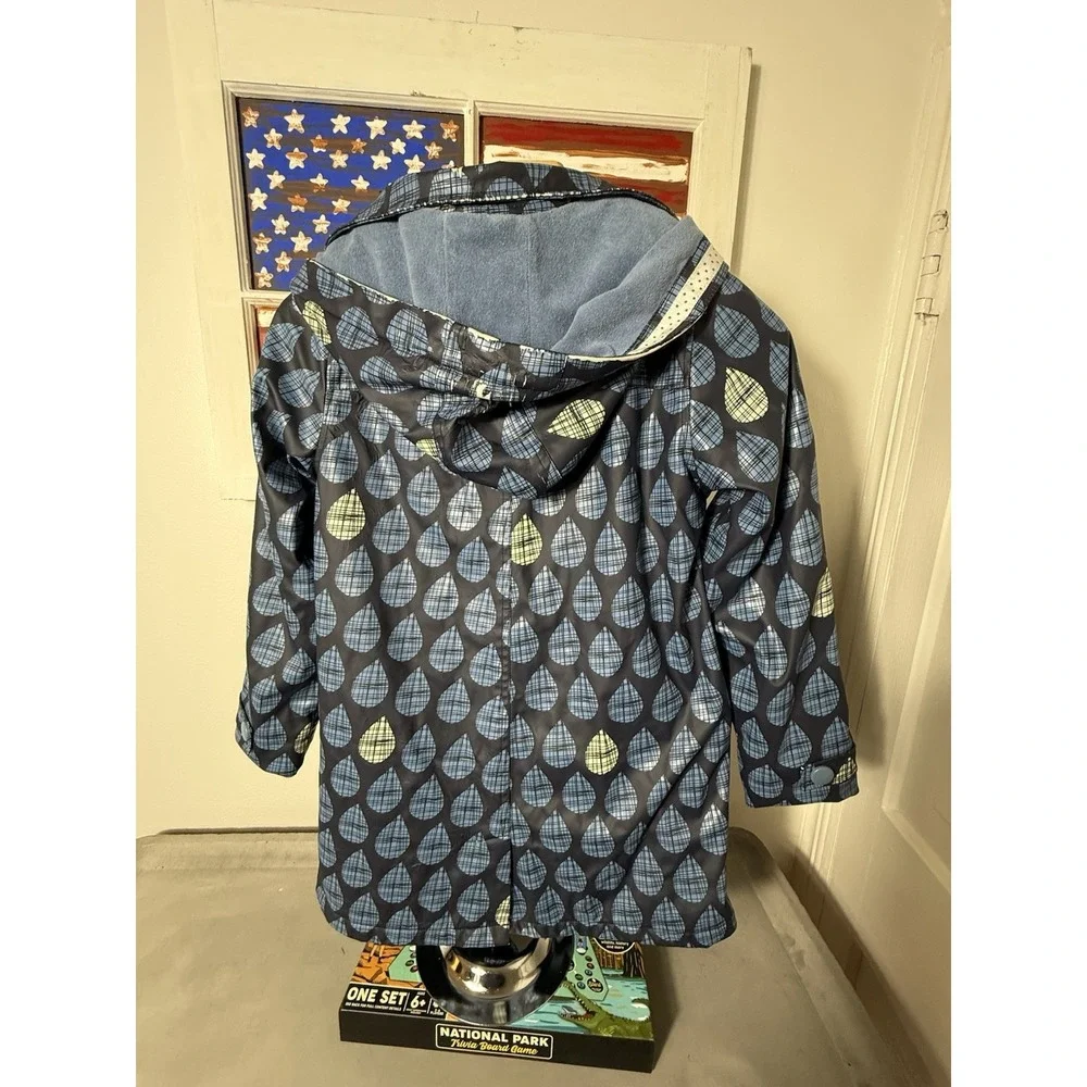 Hatley lining raincoat before