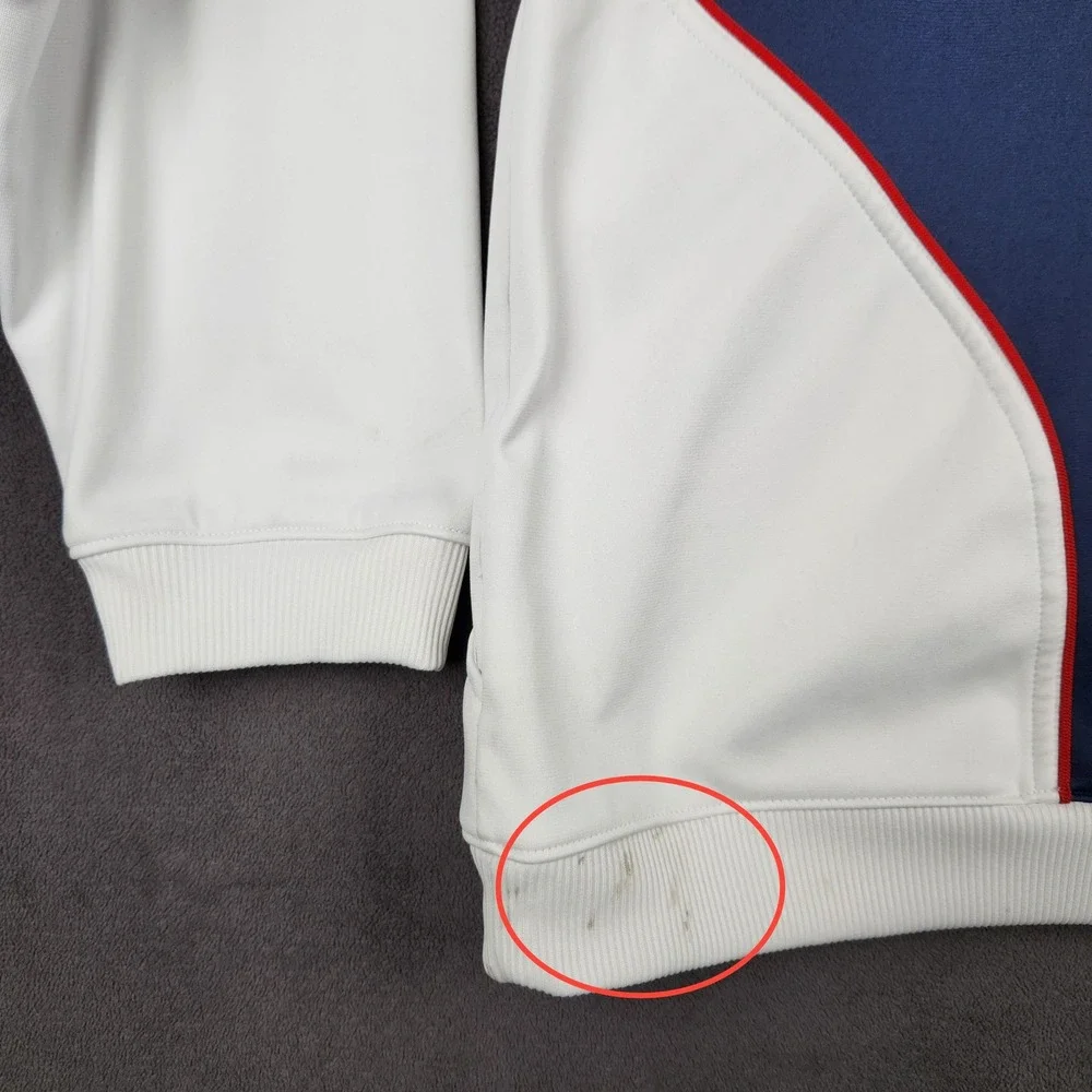 Vintage Nike Jordan Track Jacket Mens XL Blue White Red Full Zip 23 Jumpman