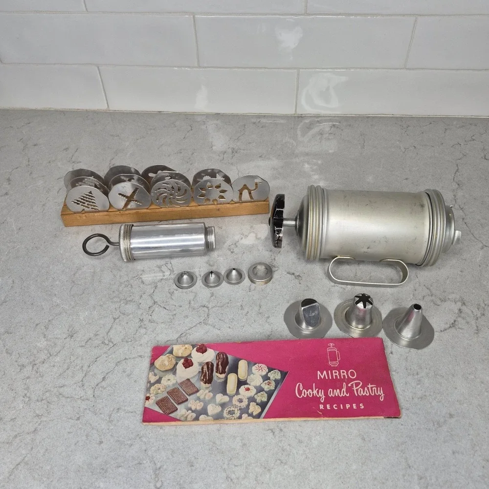 Vintage Mirro Aluminum‎ Cookie Press Cake Decorating