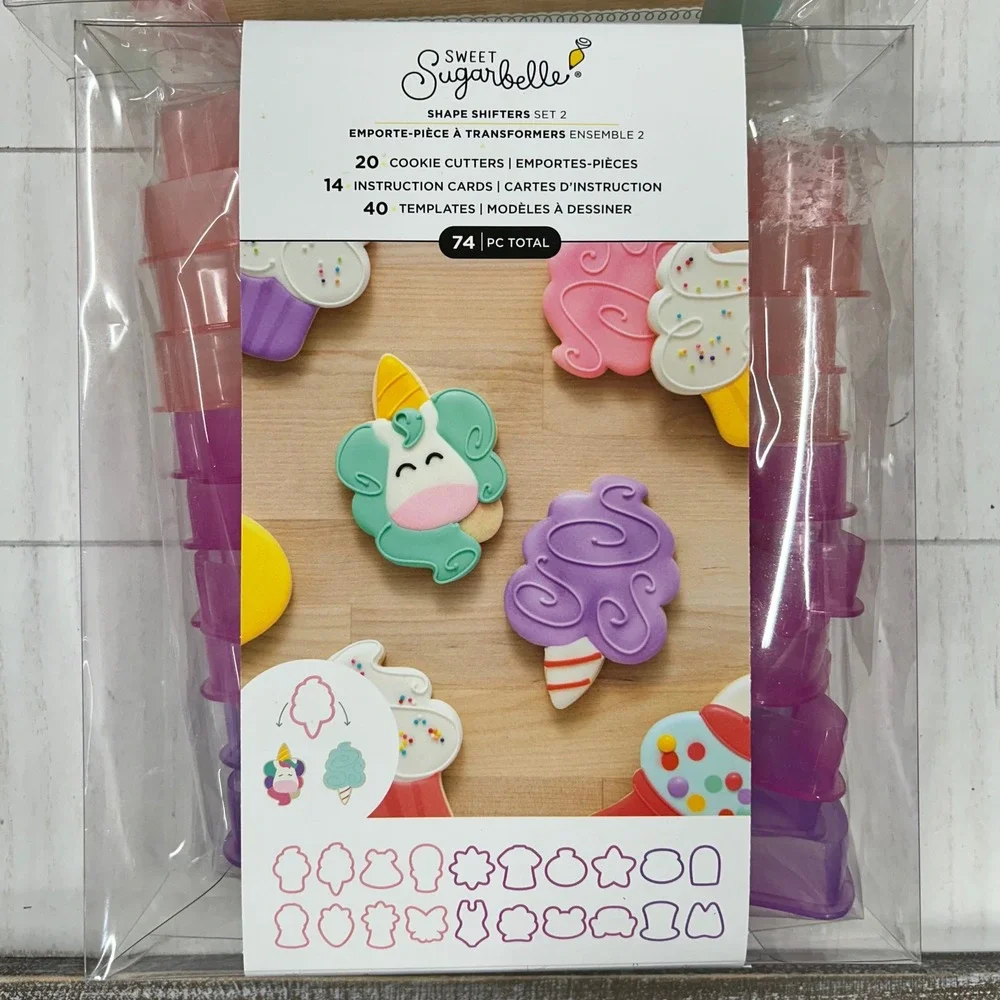 Sweet Sugarbelle Shape Shifters‎ Cookie Cutter Set 2-Piece Bundle Baking Shapes