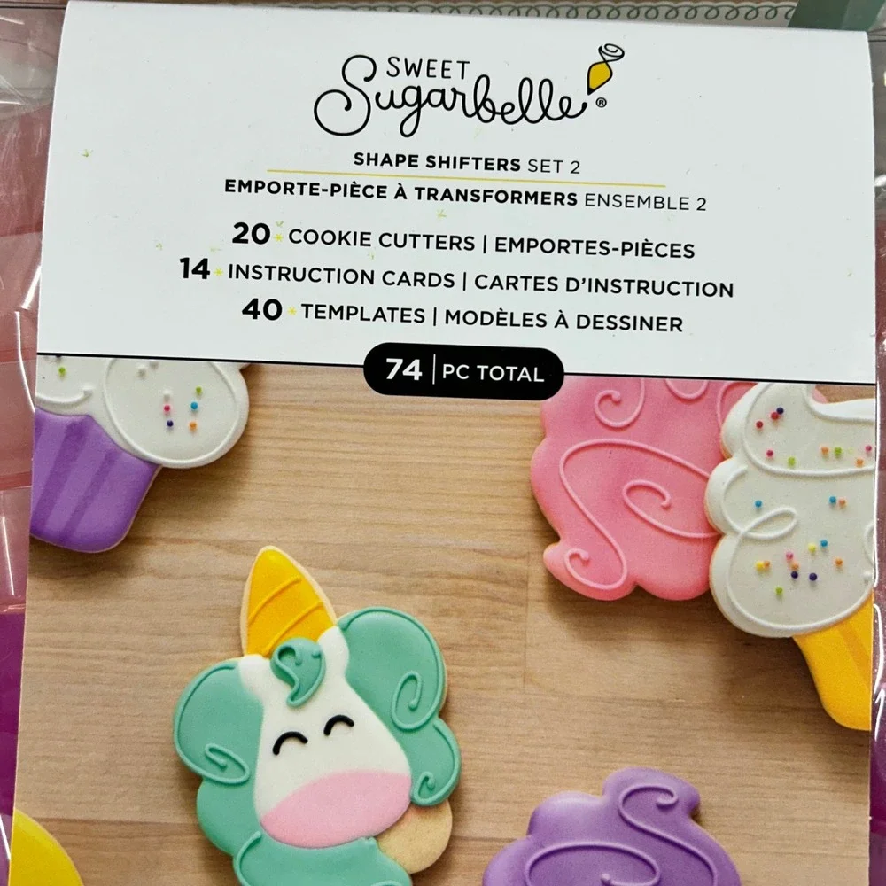 Sweet Sugarbelle Shape Shifters‎ Cookie Cutter Set 2-Piece Bundle Baking Shapes