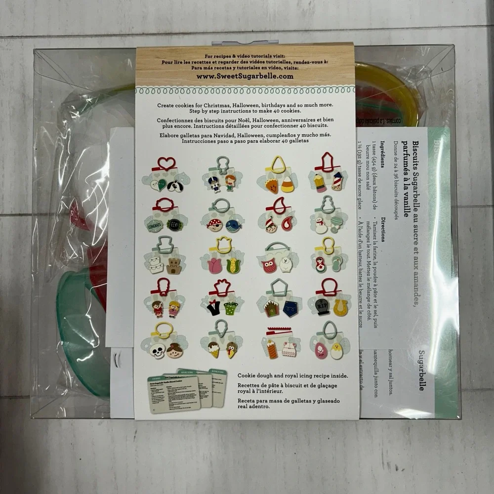 Sweet Sugarbelle Shape Shifters‎ Cookie Cutter Set 2-Piece Bundle Baking Shapes