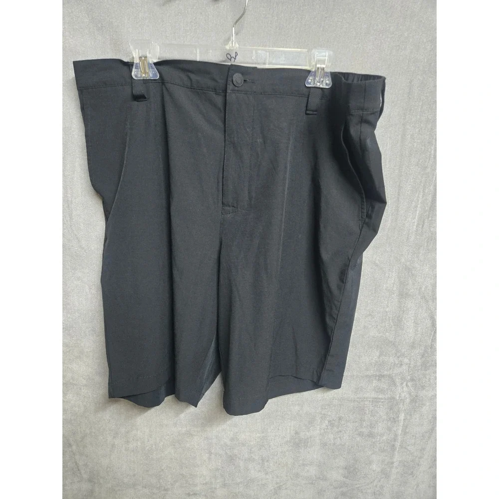 Banana Republic Core Temp Mens Shorts Black Size 40 Elastic Waist Performance