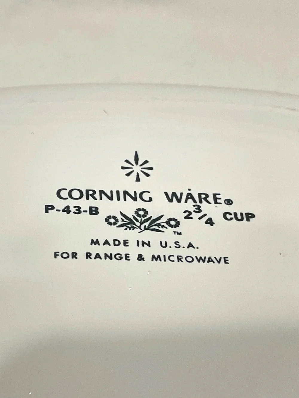 Corningware photos cornflower