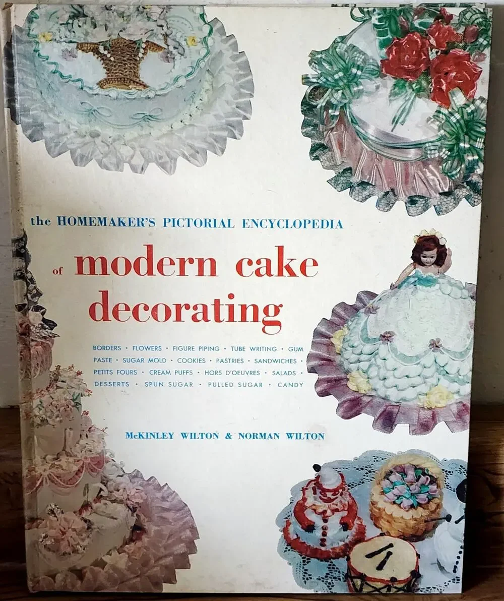 Modern Cake Decorating Wilton 1954 Second Edition Vintage Baking Cookbook Wilton