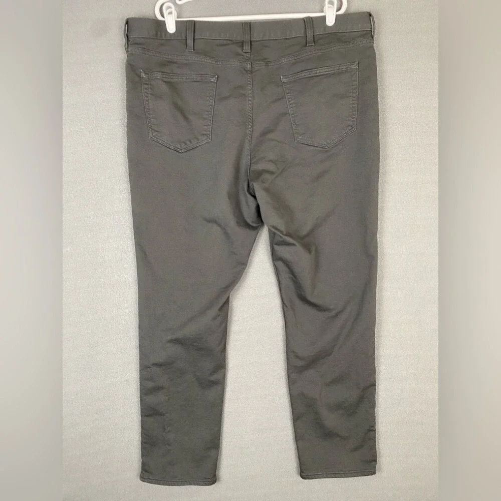 Banana Republic Traveler Jeans Men's 42x29 Skinny Fit Dark Grey‎ Stretch Comfort