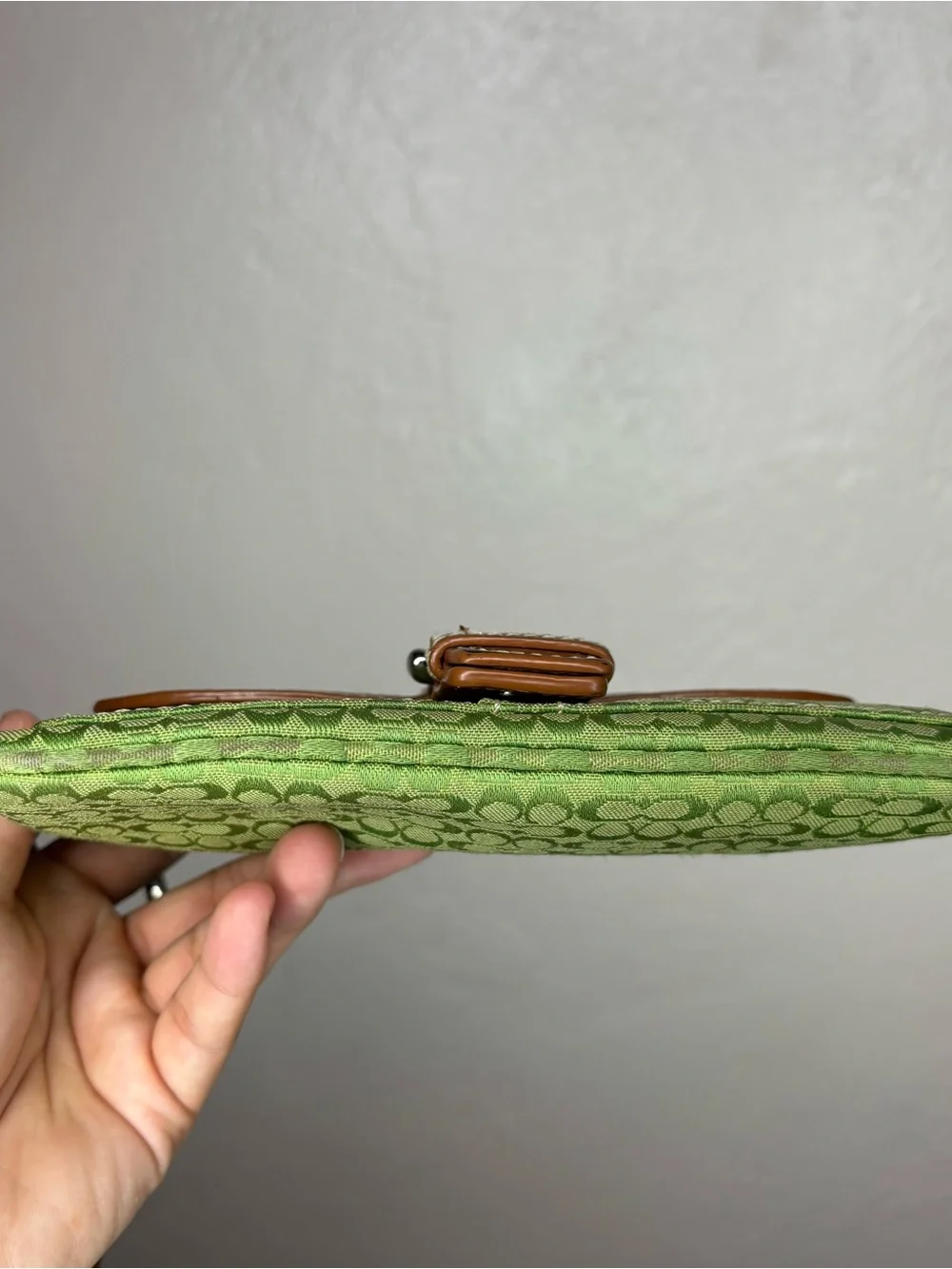 RARE GREEN COACH SOHO WRISTLET