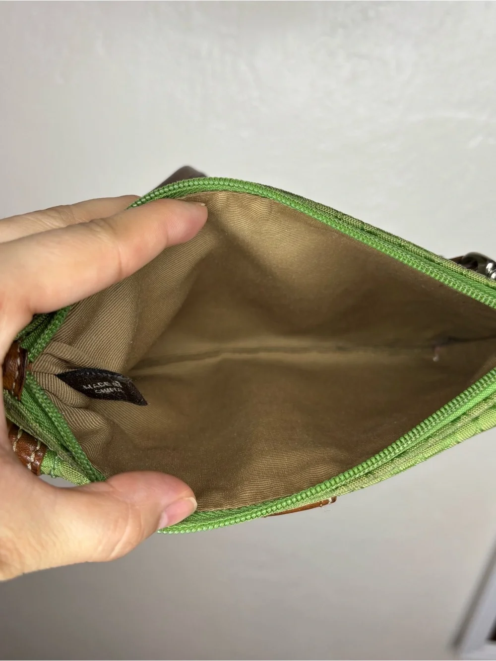 RARE GREEN COACH SOHO WRISTLET