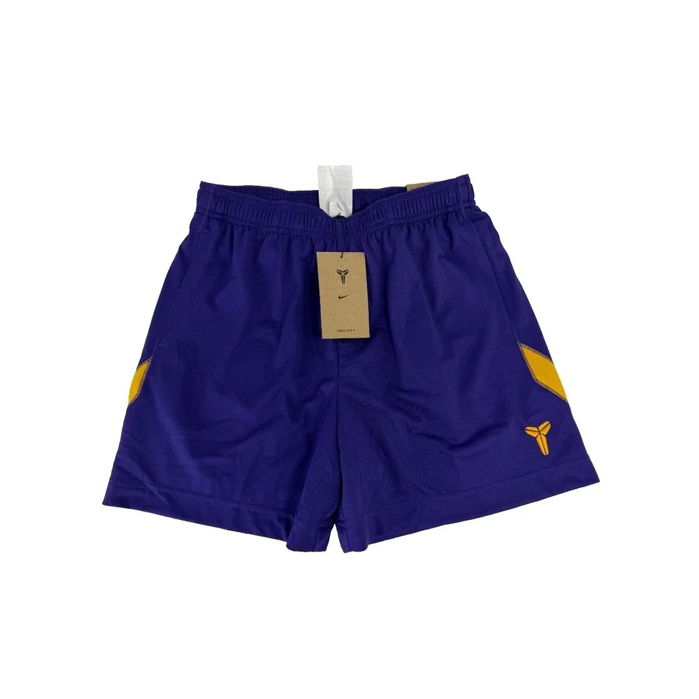 Nike Kobe Lakers Youth Boys Purple Basketball Shorts‎ HJ1005-547 Size XL XLARGE