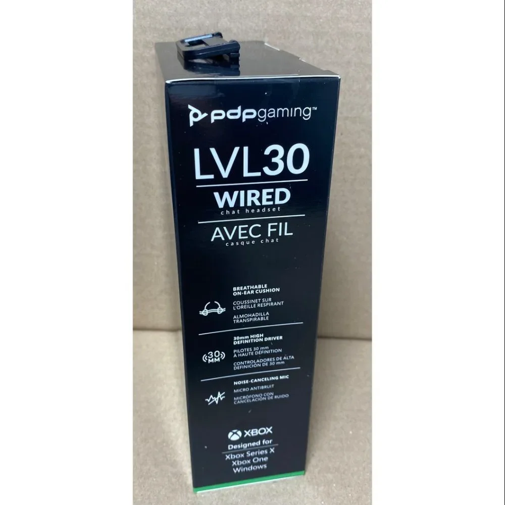 PDP LVL30 Wired Headset Noise Canceling Mic Single Sided One‎ Ear for PC Xbox