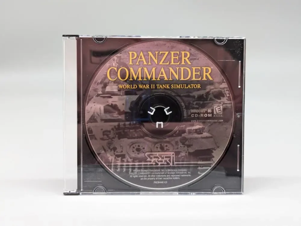 Panzer Commander World War II Tank Simulator PC Video Game Windows 95 Cd Rom