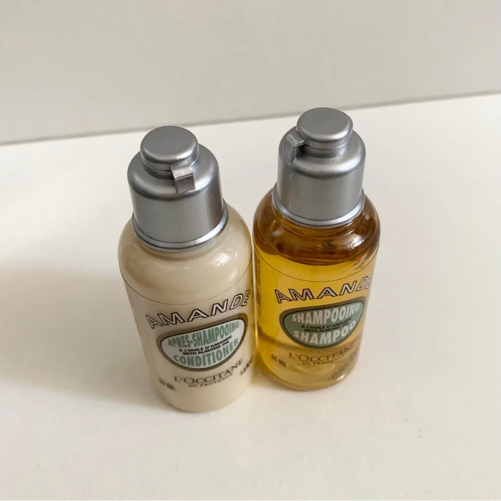 NWOT L’Occitane en Provence vanity set shampoo conditioner