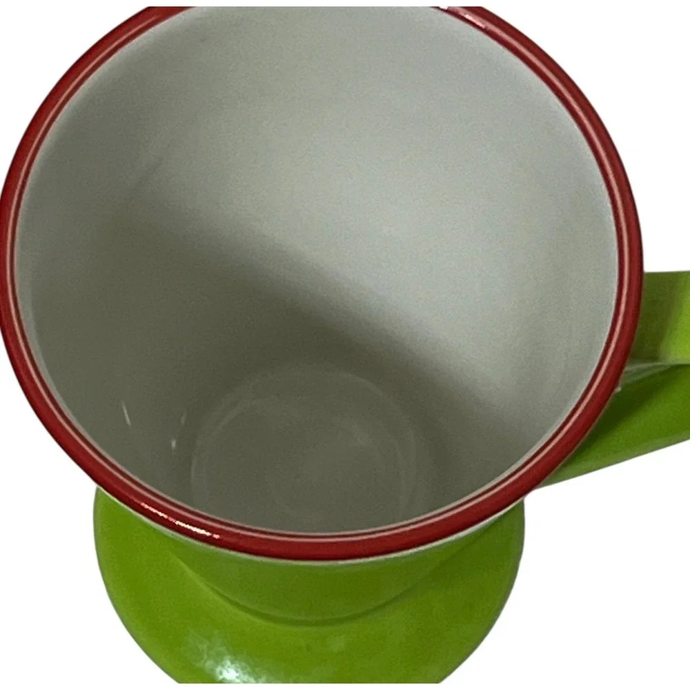 Pier 1 Angleterre England Retro Green‎ Footed Coffee Mugs Novelty Tea Cups set