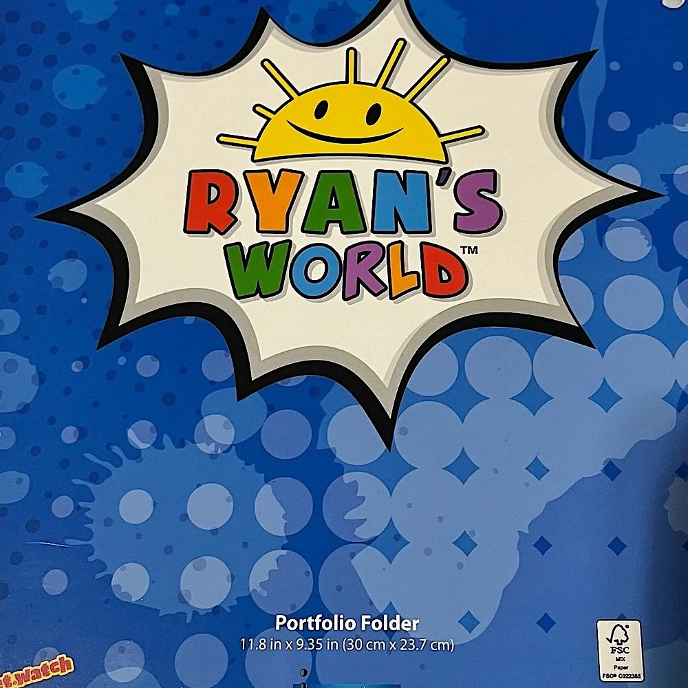 Ryan's World Folders 5 PIECE LOT NEW