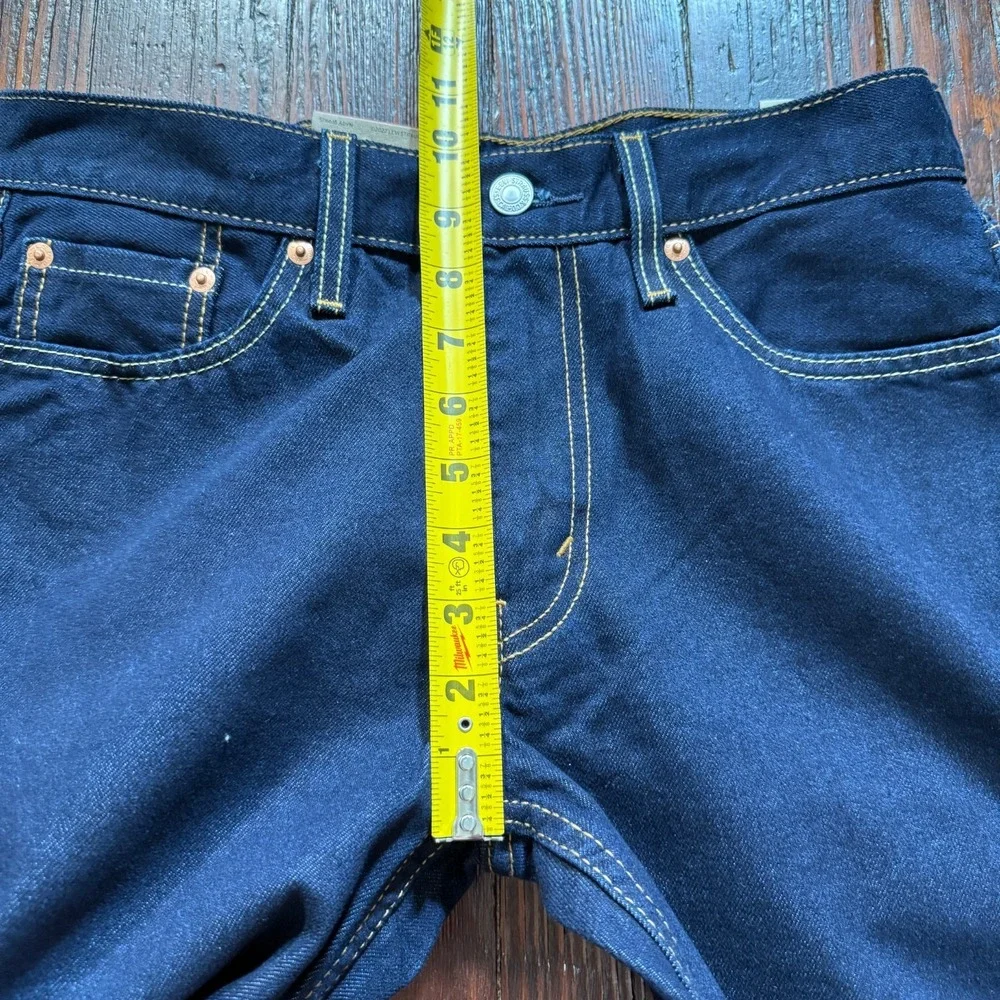 NWT Levis 514 Jeans Mens 30x30 Blue Dark‎ Wash Straight Leg Stretch Denim Pants