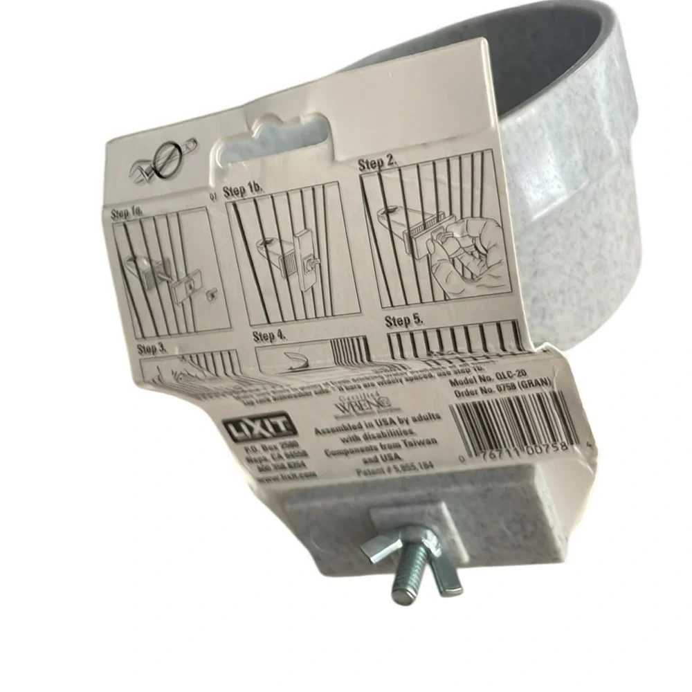 Lixit fits installs packaging
