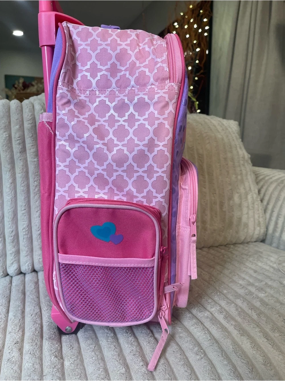 Stephen Joseph Kids Classic Rolling Luggage Bag Pink Unicorn Travel