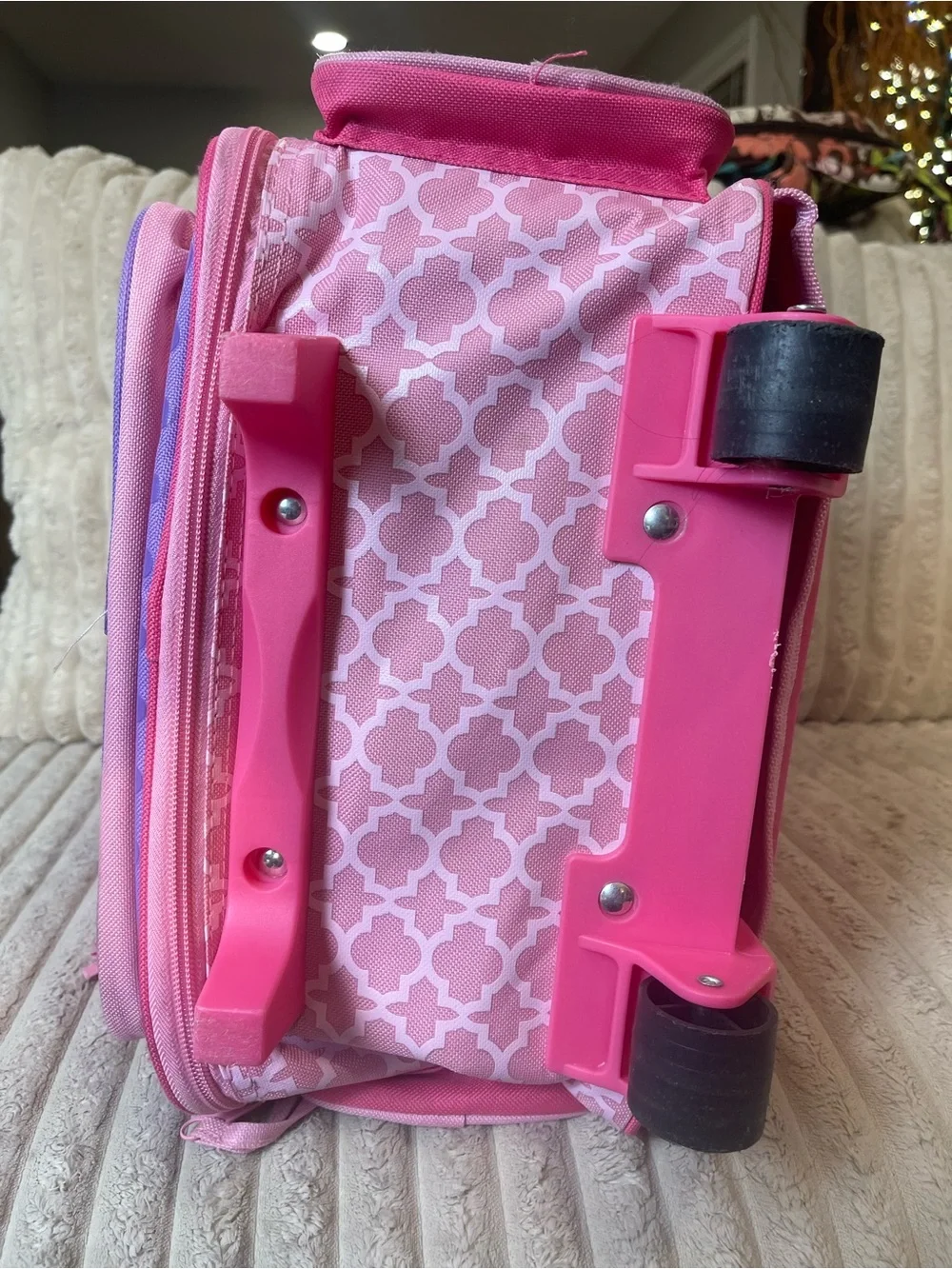 Stephen Joseph Kids Classic Rolling Luggage Bag Pink Unicorn Travel