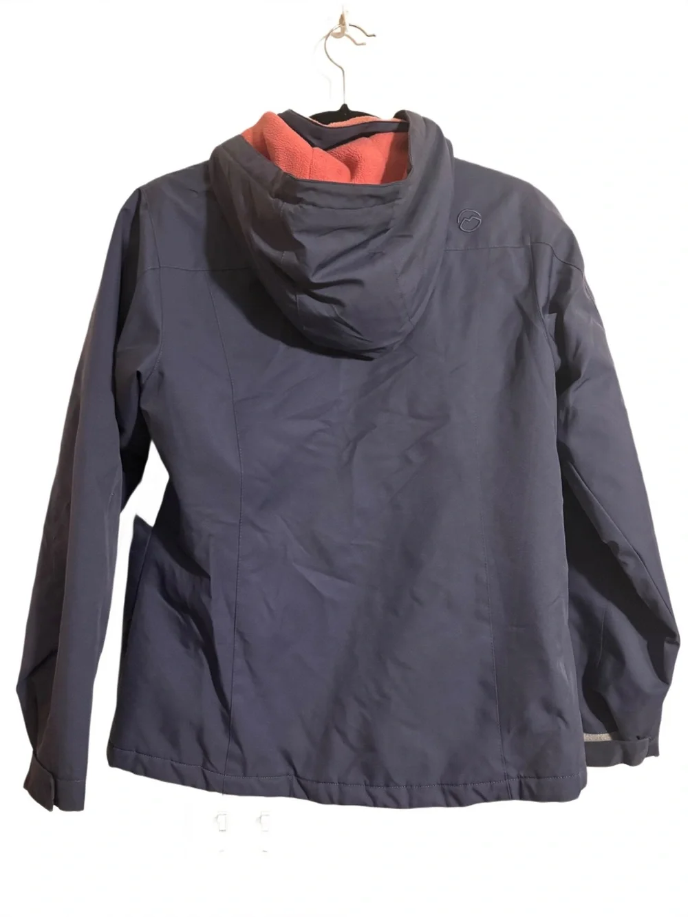 Magellan Outdoors Academy Girls Purple Blue Hooded Zip Up Jacket - Large