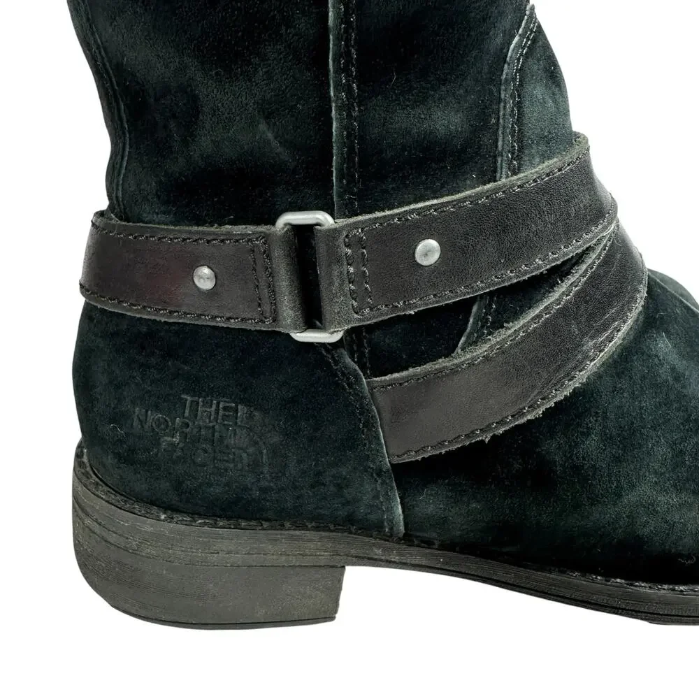 The North Face likely couple suede