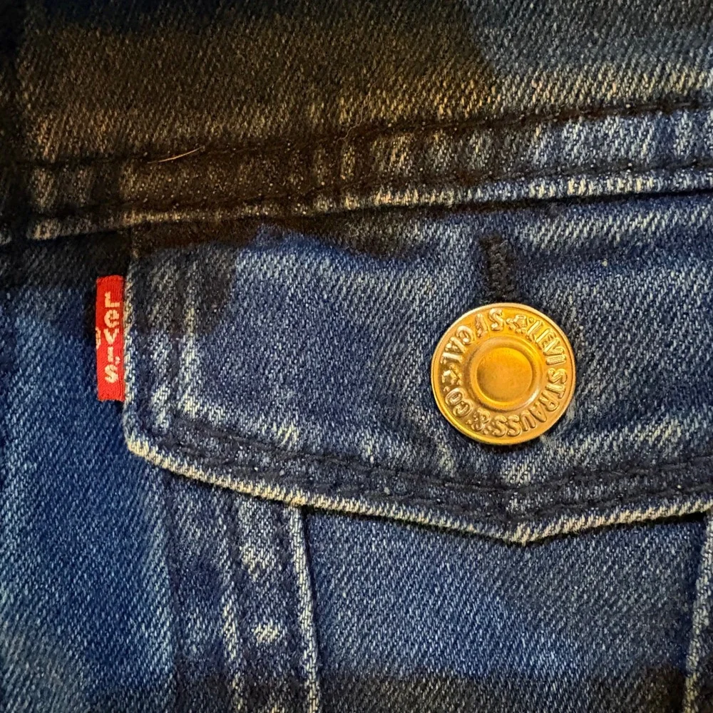 Levi's Kids Medium Wash Denim Trucker Jacket Blue Size‎ S 8-10 Years 4388-F62