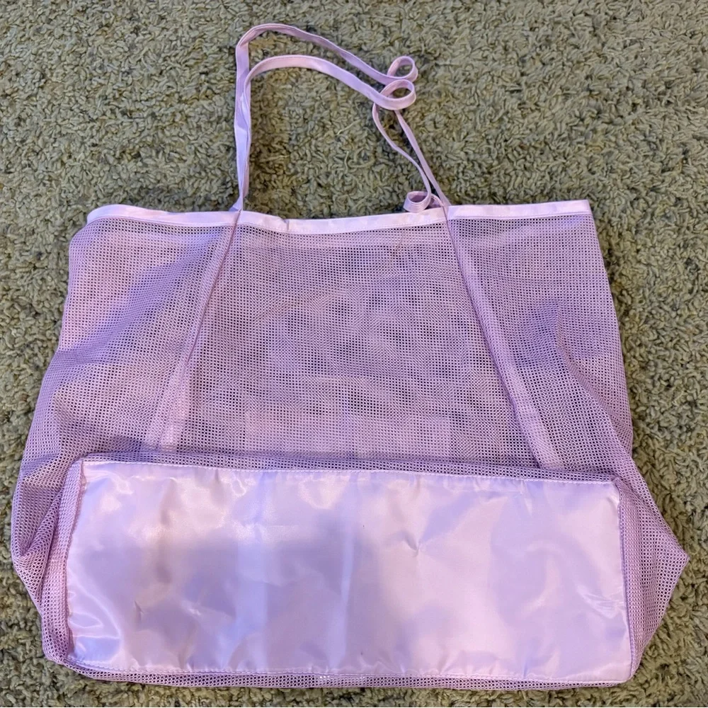 Pusheen Box Exclusive Ice Cream Fan Club Pink Mesh Beach Bag NWOT