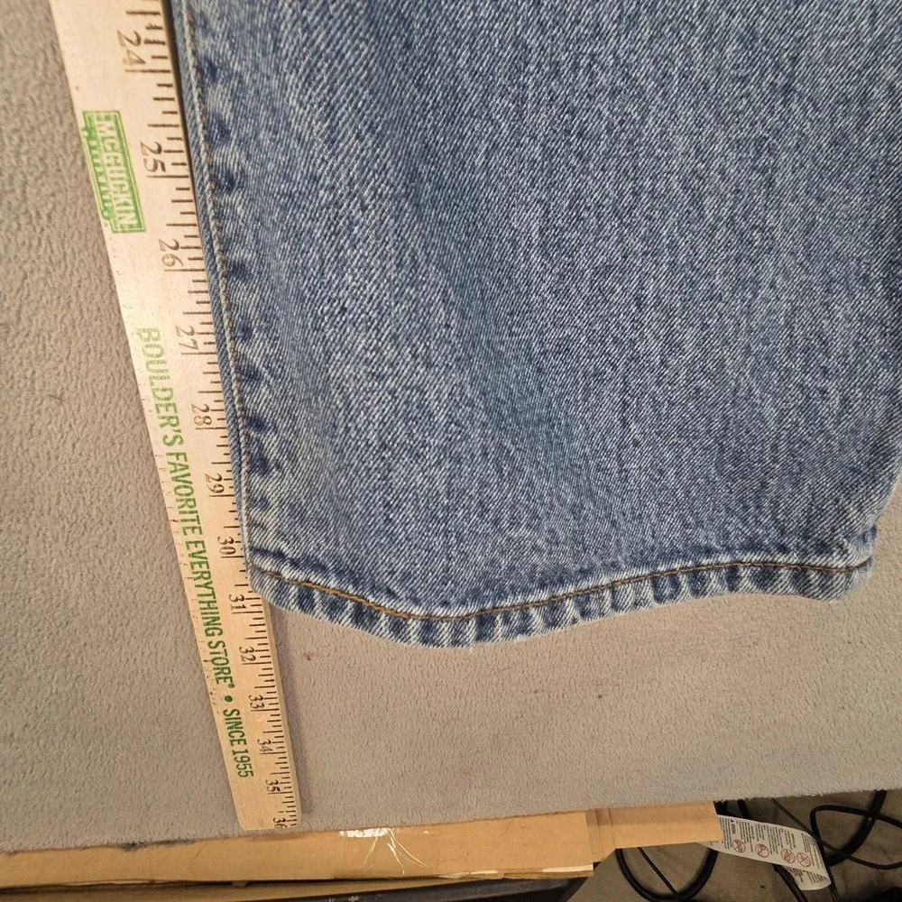Levis 517 Jeans Mens Medium Wash Blue Denim‎ Bootcut Zip Fly Fits 38x30