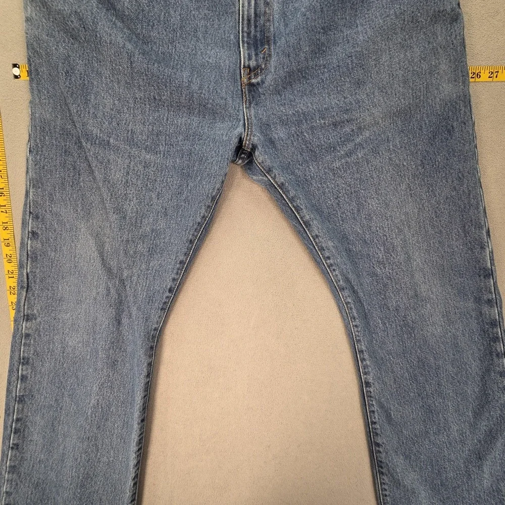 Levis 517 Jeans Mens Medium Wash Blue Denim‎ Bootcut Zip Fly Fits 38x30