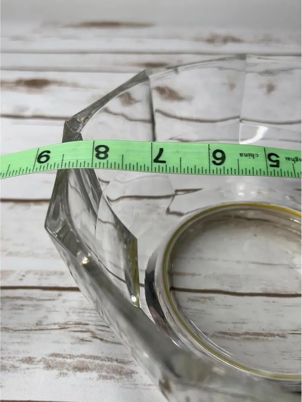 Vintage Mid‎ Century Modern Crystal Serving Bowl With Silver Plated Base