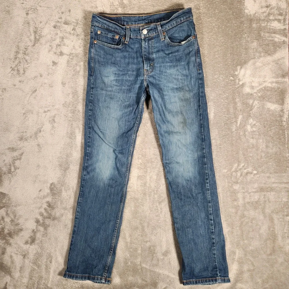 Levi's 511 Jeans Men's‎ 30X30 Blue Slim Fit Blue Denim Pants STAIN