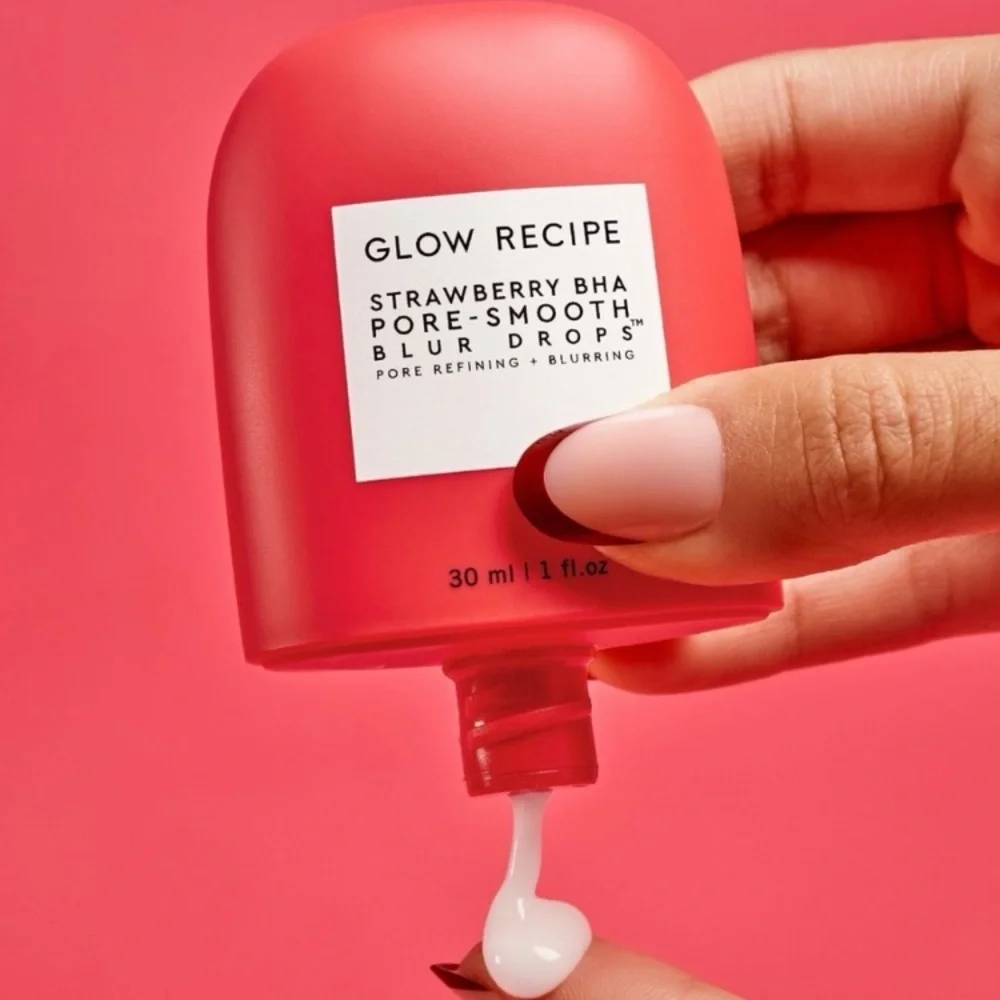 Glow Recipe Strawberry‎ BHA Pore-Smooth Blur Drops, New without box