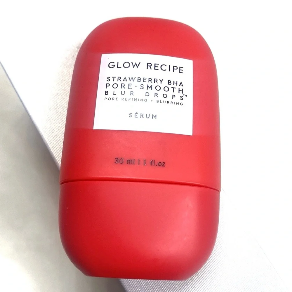 Glow Recipe Strawberry‎ BHA Pore-Smooth Blur Drops, New without box