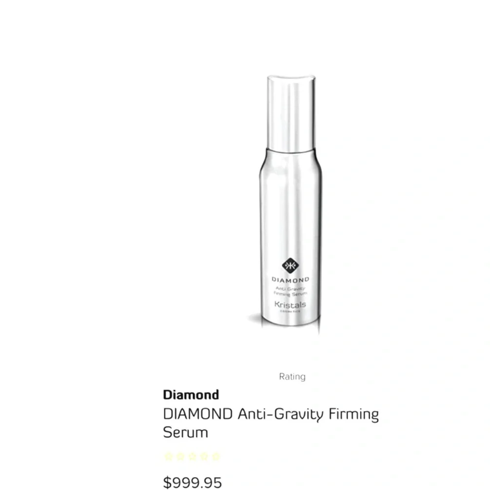 Kristals‎ Diamond Anti-Gravity Firming Serum, New in Box