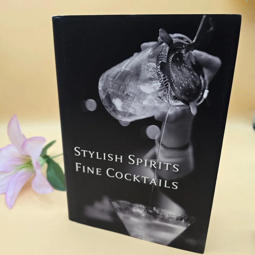Stylish Spirits Fine Cocktails Book by Kevin Chang & Bucket List Towel Set‎