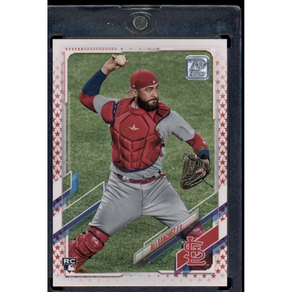 2021 Topps Update #US244 Ali Sanchez Independence Day #/76
