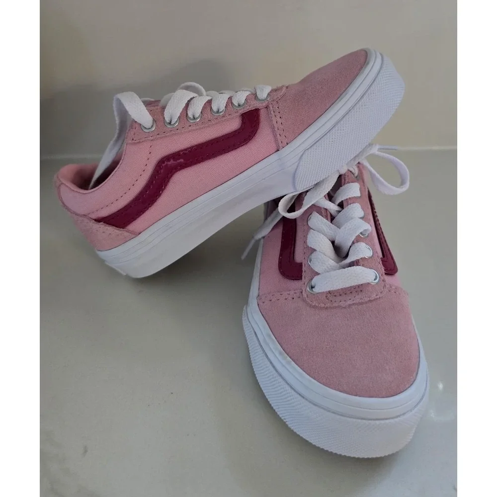 Vans Ward Low Girls Pink‎ Sneakers Size 11