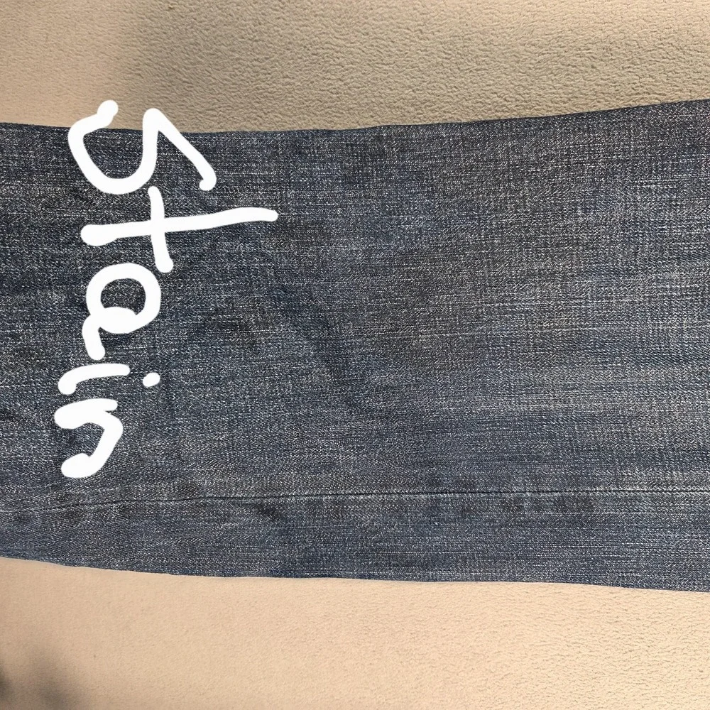 Levi's Jeans Mens Blue Denim Selvedge‎ Straight Leg Two Horse Fits 30x34 Altered